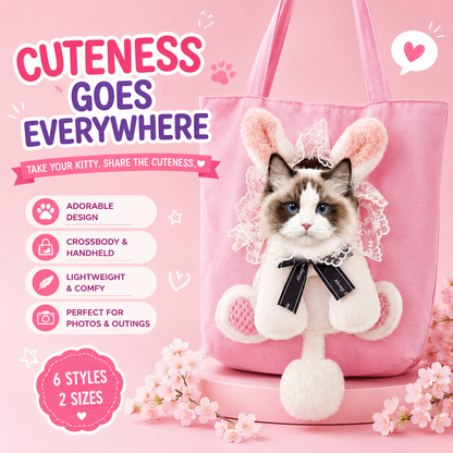 🐱Wearable Cat Carrier Bag – Turn Your Kitty Into The Main Character