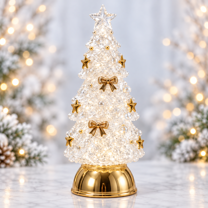 🎄 Enchanted Musical Snowfall Christmas Lantern with Glowing Lights