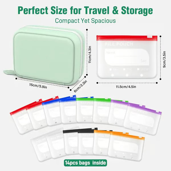 A8 Waterproof Pill Pouch Set