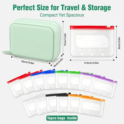A8 Waterproof Pill Pouch Set