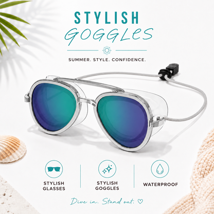 Water-Gloss Shade Wavy Lenses