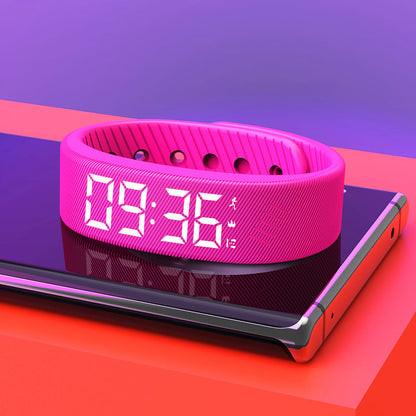 ⌚Vibration Alarm Clock Watch for Sleepers – Gentle Silent Wearable Alarm Wristband, No Noise Personal Wake Up Device for Bedroom & Travel