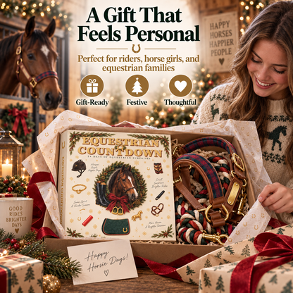 🐎24-Day Equestrian Advent Calendar – Christmas Countdown Gift for Horse Lovers