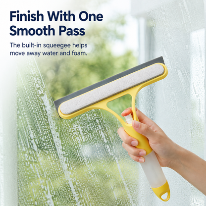 3-in-1 Spray Window Cleaning Squeegee