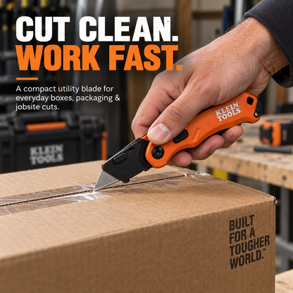 🔧Folding Utility Knife with Built-In Driver – Compact Jobsite Multitool