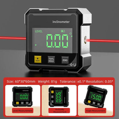 🧲📐 Stop Guessing — Measure with ±0.2° Precision Digital Angle Gauge
