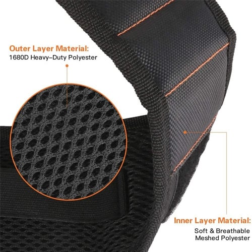 🔥Hot Sale⚡Magnet Wristband Tool Holder with 2 Storage Pockets
