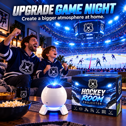 🏒 Hockey Stadium Room Projector – Rink Atmosphere