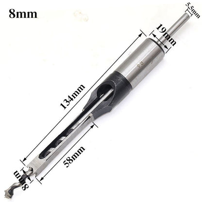 Square Hole Mortise Chisel Drill Bit for Woodworking