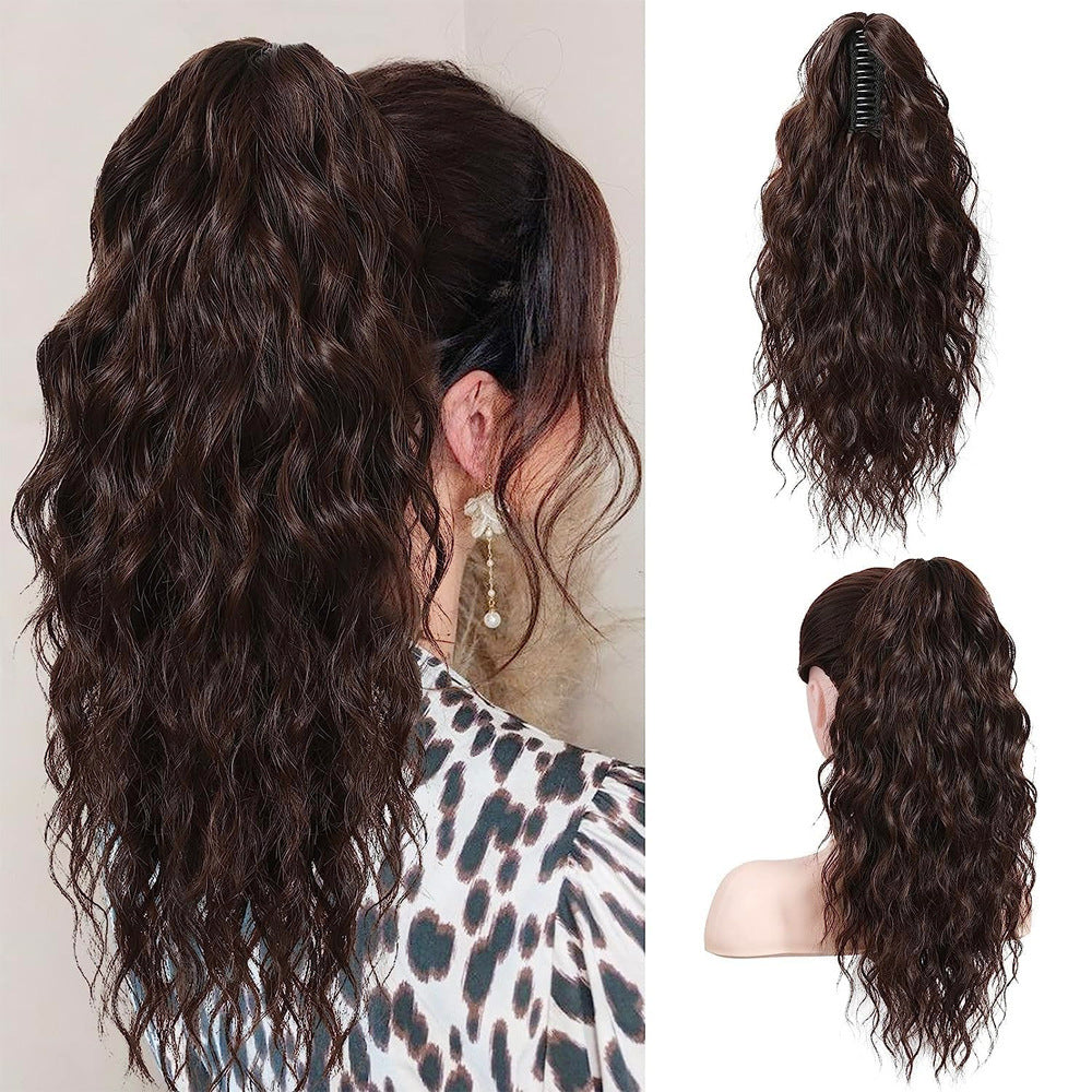 Instant Glam Curly Claw Clip Ponytail Extension|Add Gorgeous Volume & Length In Seconds
