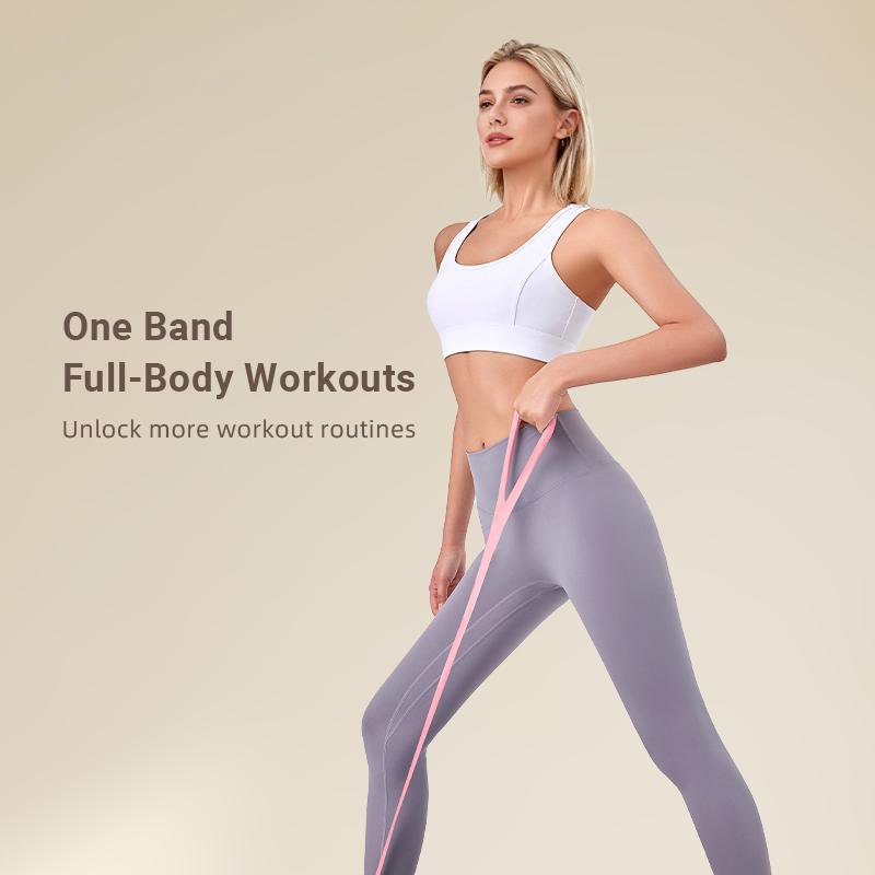 Tone Your Arms & Back in Just 10 Minutes a Day-A Lightweight Figure 8 Resistance Band Designed to Improve Posture, Build Strength, and Sculpt a Leaner Body Anywhere.