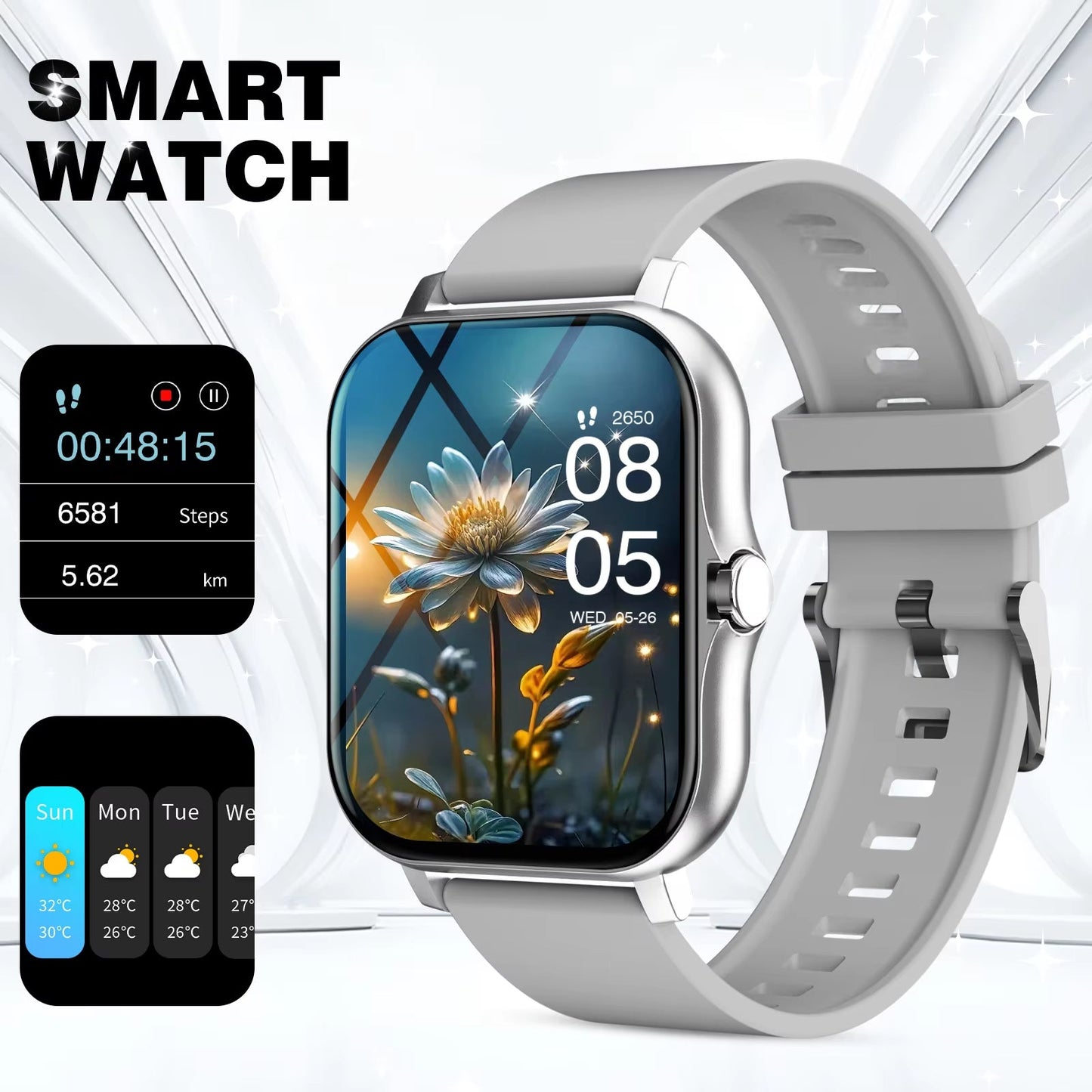 😸2026 New Smart Watch for Men Women Gift Full Touch Screen