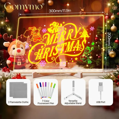 🖌️🎨LED Drawing Board for Kids with Light Effects