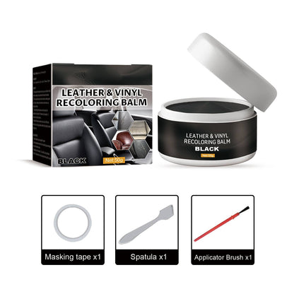 ✨Leather & Vinyl Recoloring Balm Kit – Restore Faded Seats, Sofas & Shoes