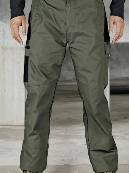 ⚡Hot Sales 49% OFF🔥Men's Solid Color Camouflage Printed Pocket Zipper Waterproof Tactical Work Pants
