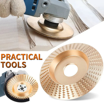 3-Piece Wood Carving Disc Set – Flat, Curved & Inclined Grinder Wheels