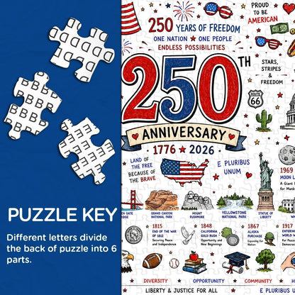 🧩 Patriotic America Jigsaw Puzzle 1000 Pieces 🎁 Buy 2 Free Shipping