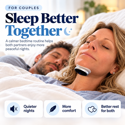 💤Under-Chin Snoring Support Device – Compact 6-Level Adjustable Sleep Accessory