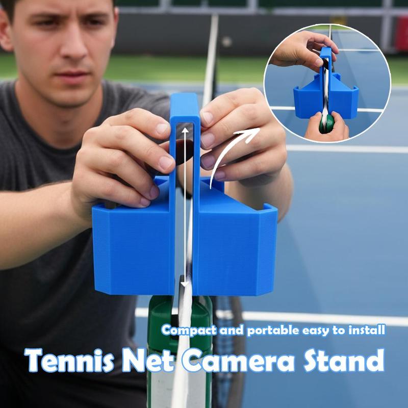 Dual-Slot Tennis Net Post Phone Mount for Match Recording