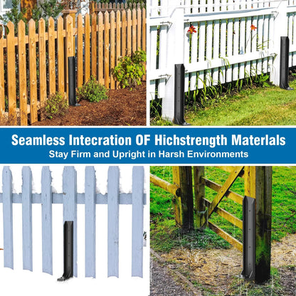 🔨Heavy-Duty H-Shaped Fence Post Repair Kit