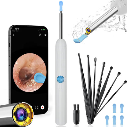 🔍Ear Hygiene Set, HD Visual Earwax Removal Tool with Camera, 1080P HD Camera Ear Cleaner, Compatible with iPhone and Android Phones.