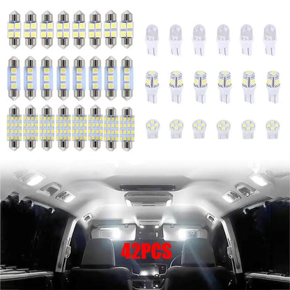 💡70 & 42 Pcs Interior Car Light Kit