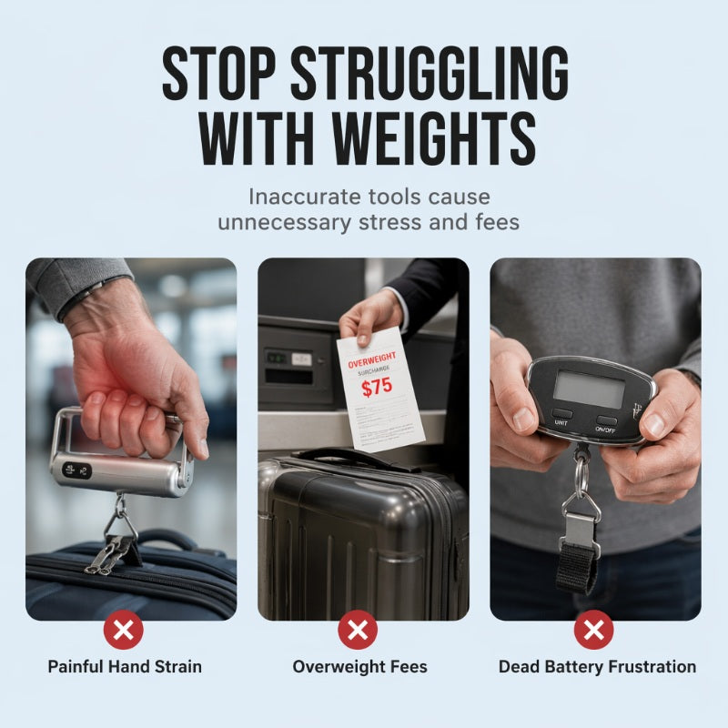 ⏰Digital Handheld Luggage Scale