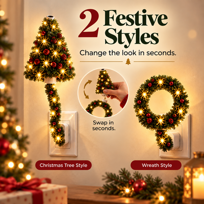 🎄 Plug-In Christmas Tree Projector Night Light – Festive Ceiling & Wall Holiday Display