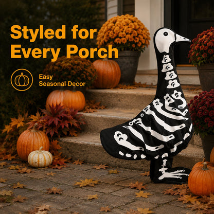 Halloween Goose Skeleton Costume for Porch