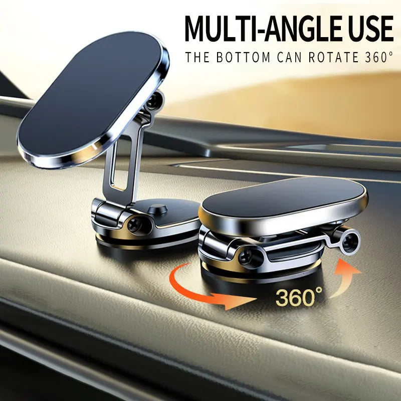 Phone holder showing a 360 degree rotating base