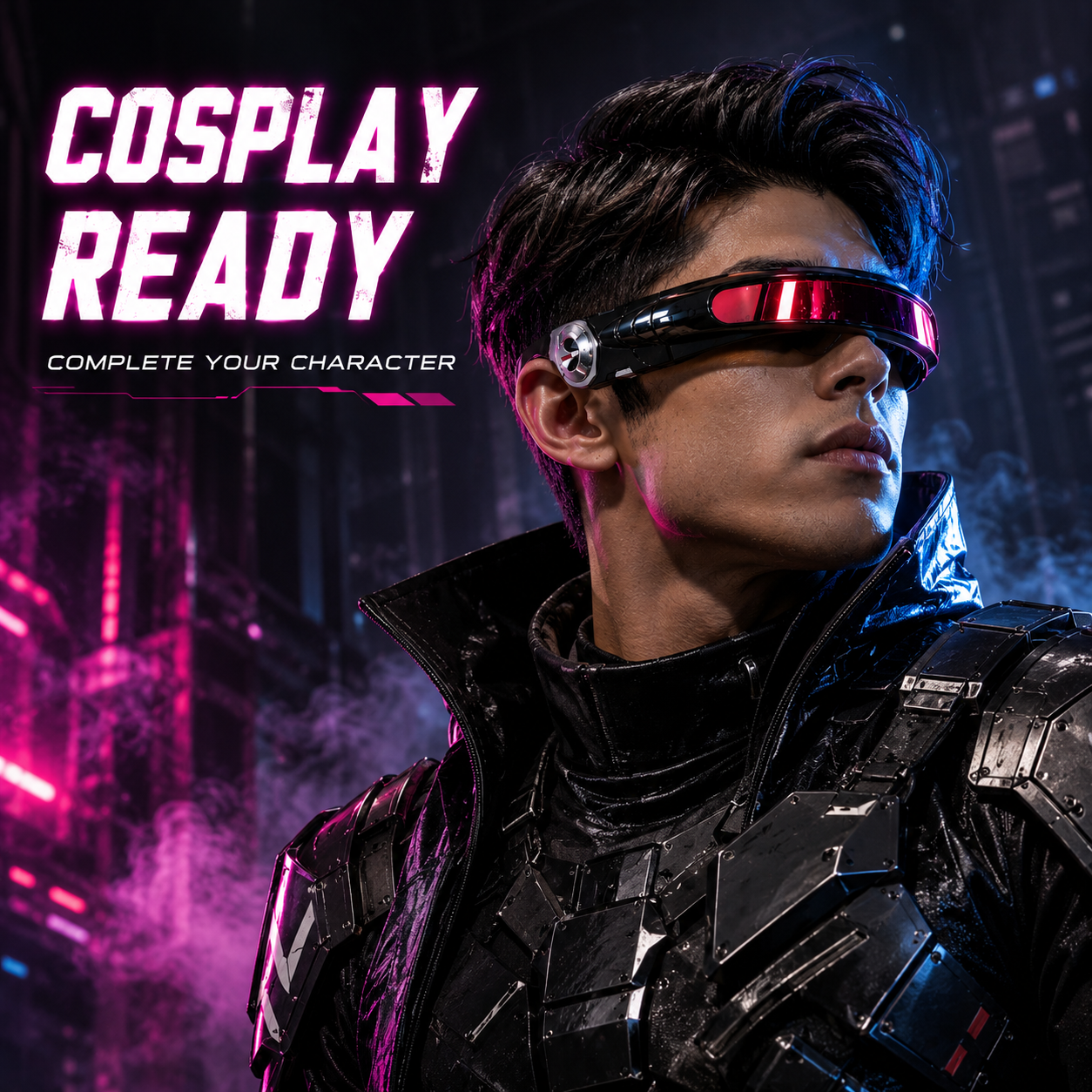 X-Energy Sunglasses Future Hero Visor Cyberpunk Eyewear Props