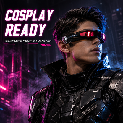 X-Energy Sunglasses Future Hero Visor Cyberpunk Eyewear Props