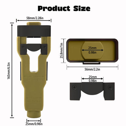 Professional Door Latch Installation Template Jig, Door Lock Mounting Guide Tool