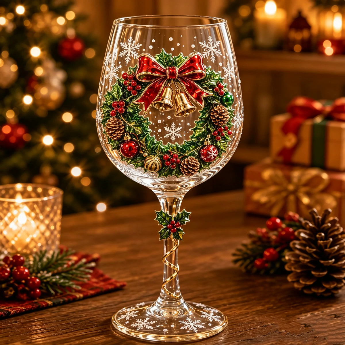 🎄🍷 Christmas 3D Wine Glass Collection – Santa, Snowman, Reindeer & Holiday Designs | Elegant Festive Drinkware & Gift Box Set ✨🎁
