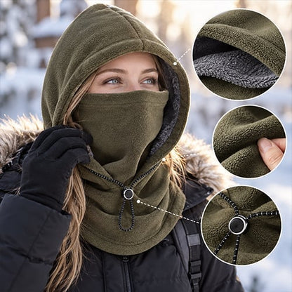 💥Special Price🔥Fleece Double Layer Integrated Mask Hat