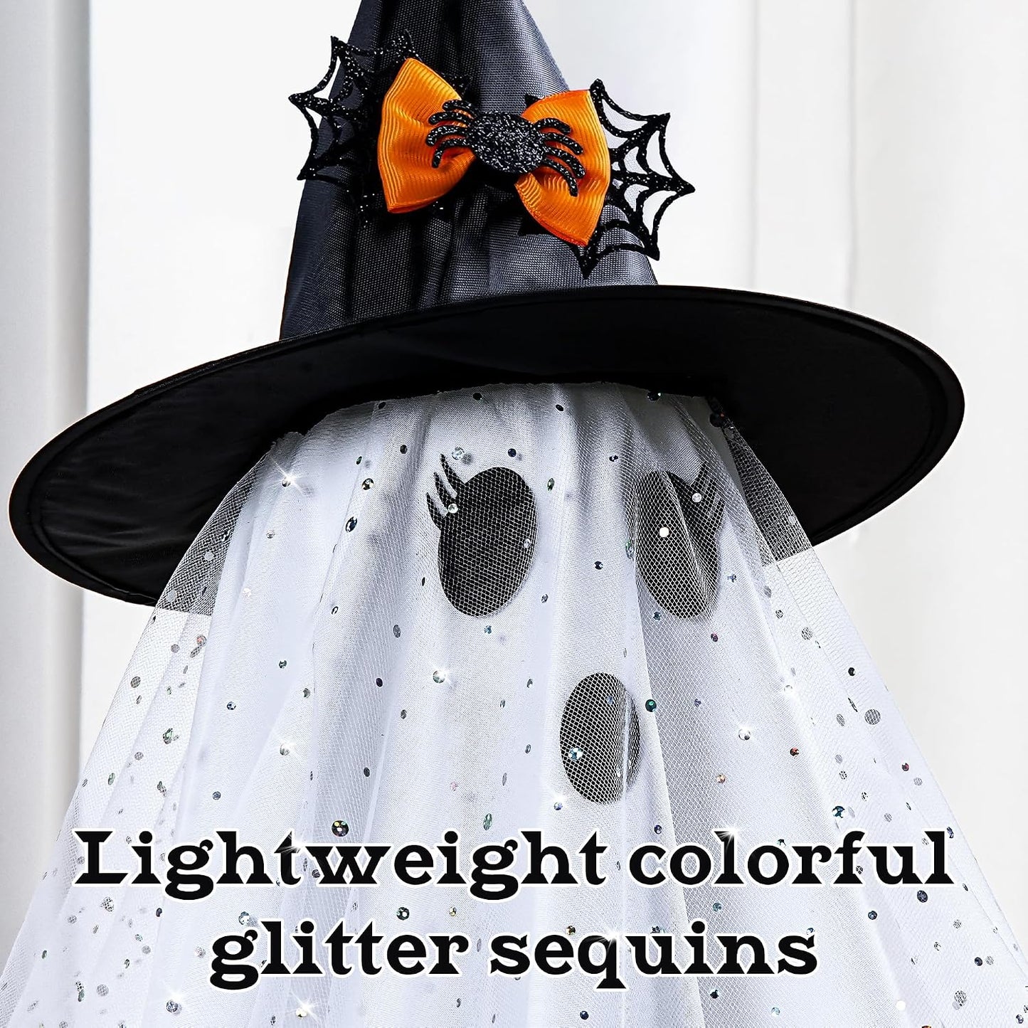 2-Pack Light-Up Halloween Ghosts with Remote