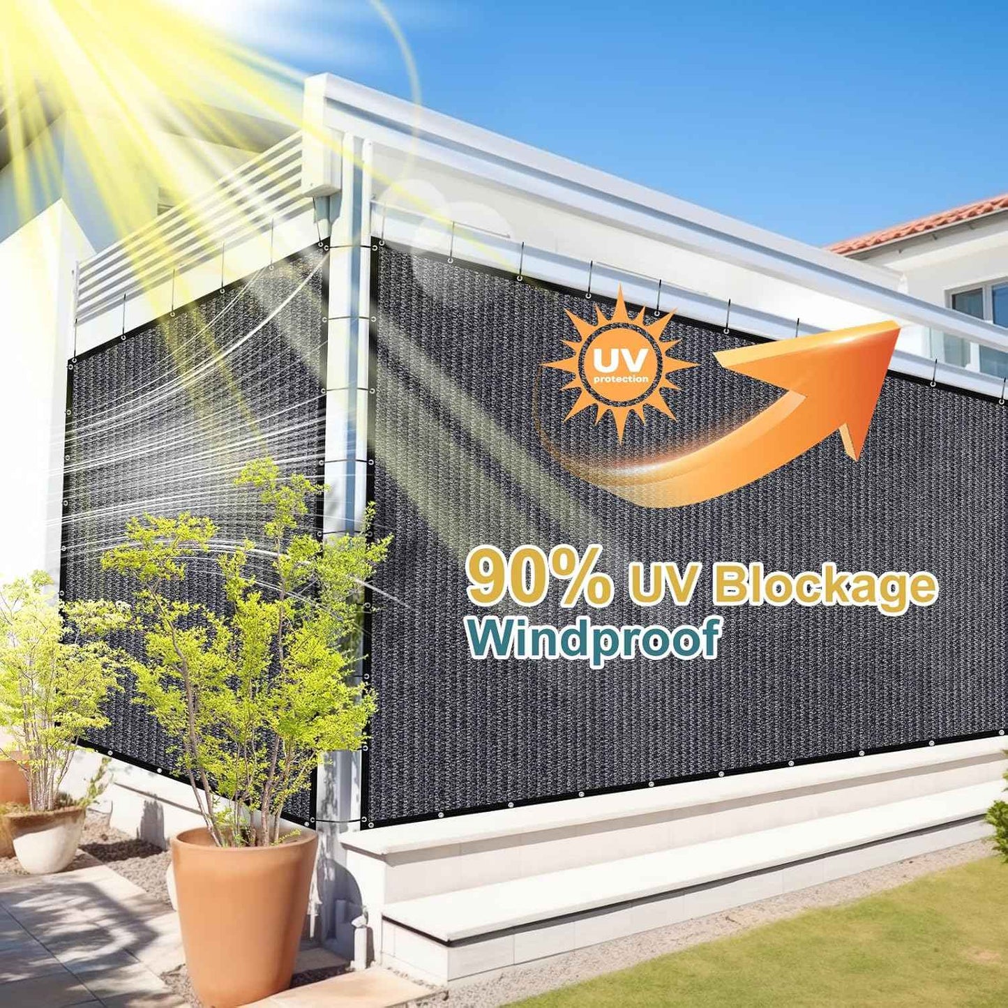 🌞Summer Hot Sale Promotion-50% OFF🔥-Outdoor courtyard shade net