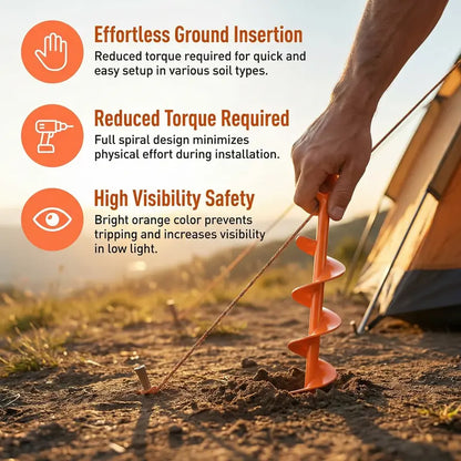 Heavy-Duty Full Helical Ground Anchors – product image 2