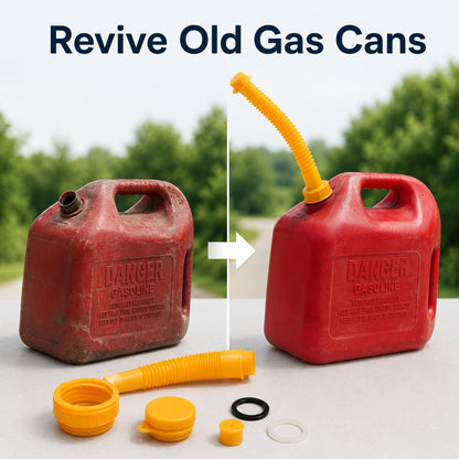 🔥LAST DAY 50% OFF - 🛠️Spill Less. Pour Better. Keep Your Old Gas Can Working