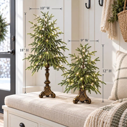 🎄Buy 2 Get 20% OFF🎁Vintage Lighted Norfolk Pine Trees