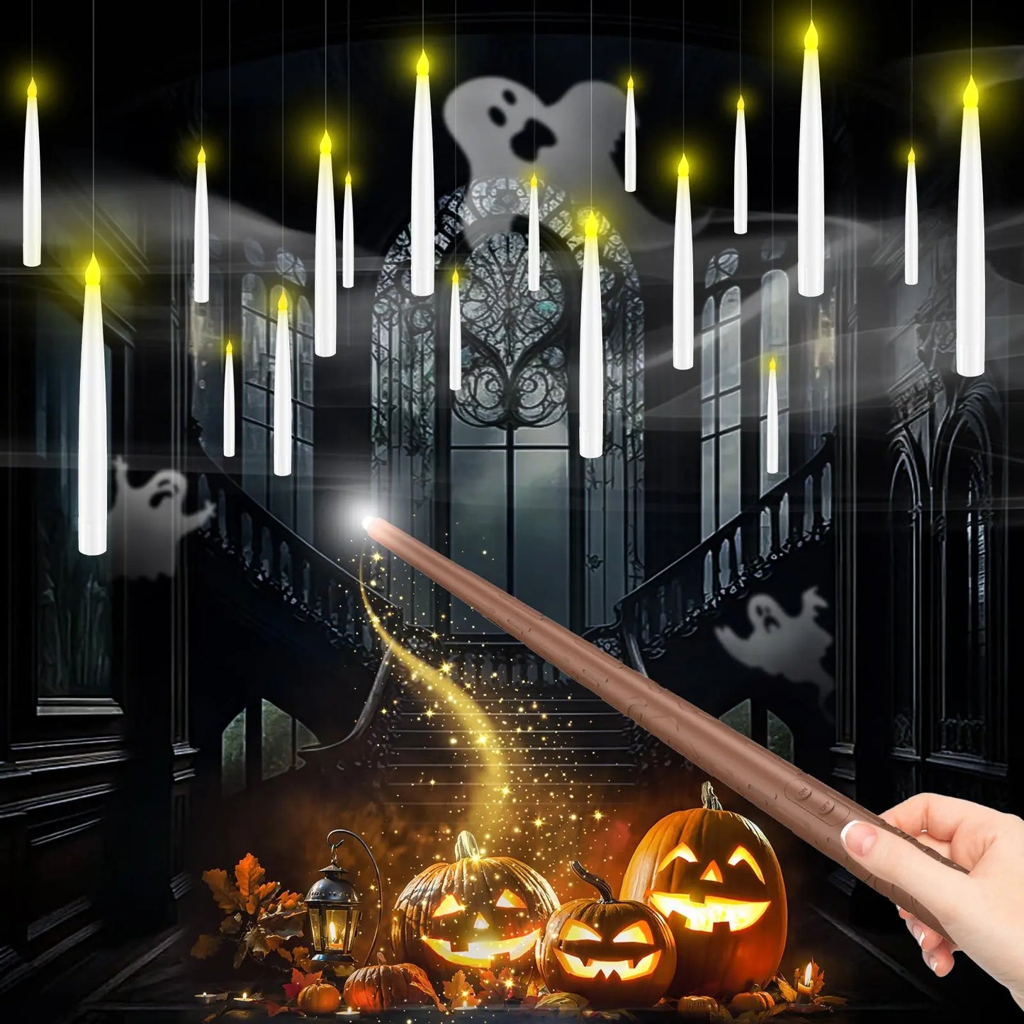🪄50% OFF TODAY🕯️ Magic Wand Flameless Candles🎄Wave the Wand. Light the Magic.