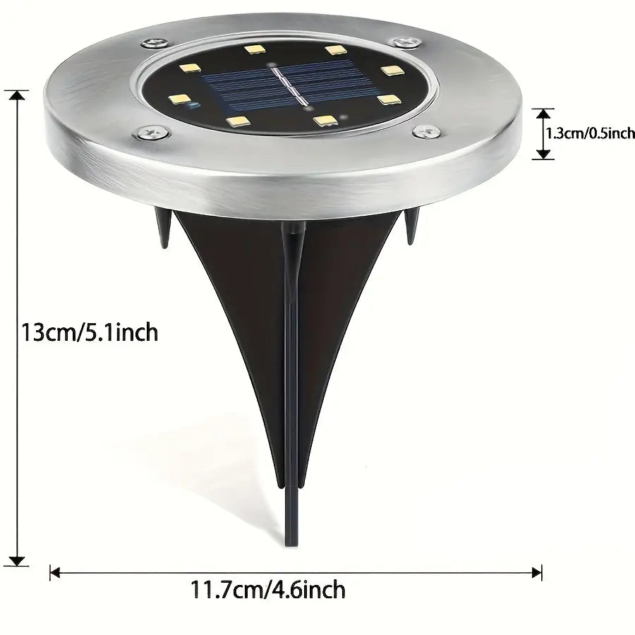 Hoodink Solar Lights for Outside,12 Pack Solar Lights Outdoor Waterproof