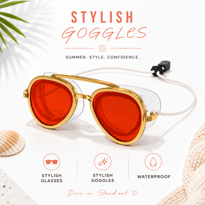 Water-Gloss Shade Wavy Lenses