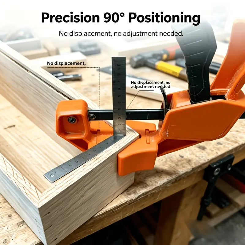90° Corner Clamp Adapter – Quick-Grip Woodworking Joint Tool