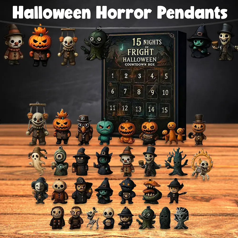 31-Day Halloween Countdown Calendar – Mystery Mini Figurines