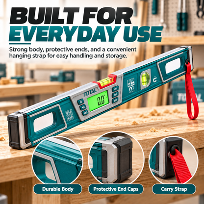 Digital Angle Level with Backlit LCD – Electronic Spirit Level for DIY & Home Renovation