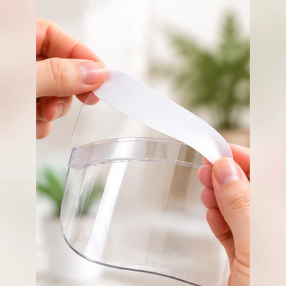 ✨ Waterproof Lash Extension Shower Protector – Clear Curved Visor for Showering & Hair Washing, Lash-Friendly Water Deflector 💧👁️