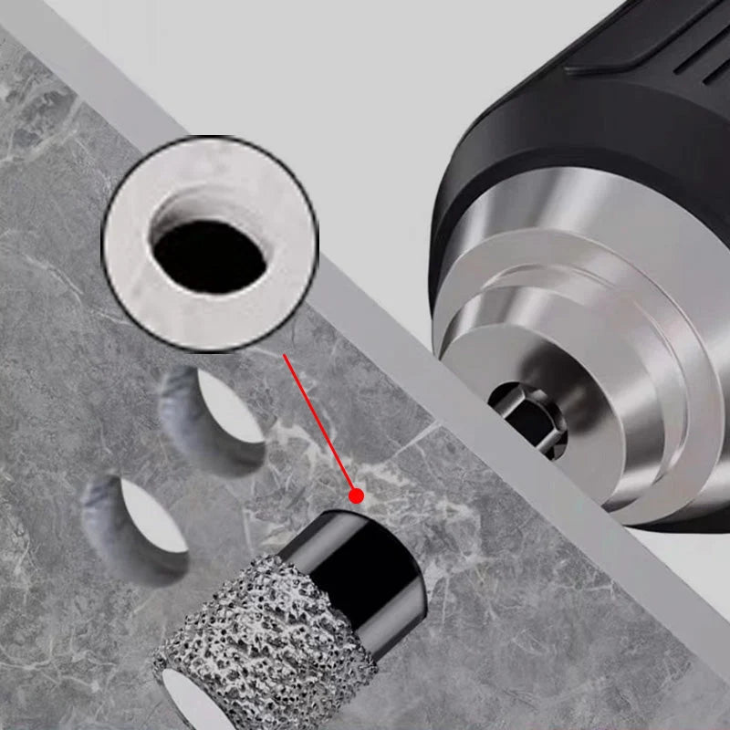 💎 7PCS Diamond Drill Bit Set – 5–16mm Hex Shank Hole Saw Kit, Dry & Wet Drilling for Porcelain Tile, Ceramic, Glass, Granite & Marble | Smooth Precision Cutting for DIY & Professional Projects 🛠️