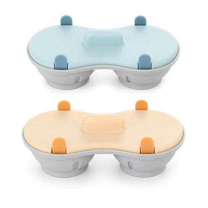 🍳✨ Microwave Double Egg Poacher – 2-Egg Quick Cooker with Lift-Out Drain Basket, Mess-Free Breakfast Maker, Detachable Microwave Egg Steamer for Easy Morning Meals 🥚