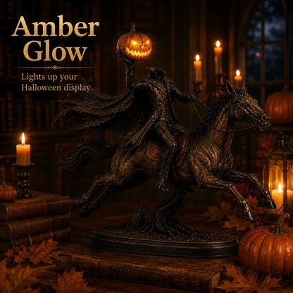 🎃🏇Midnight Chase Headless Horseman Statue(✨Same as the video)